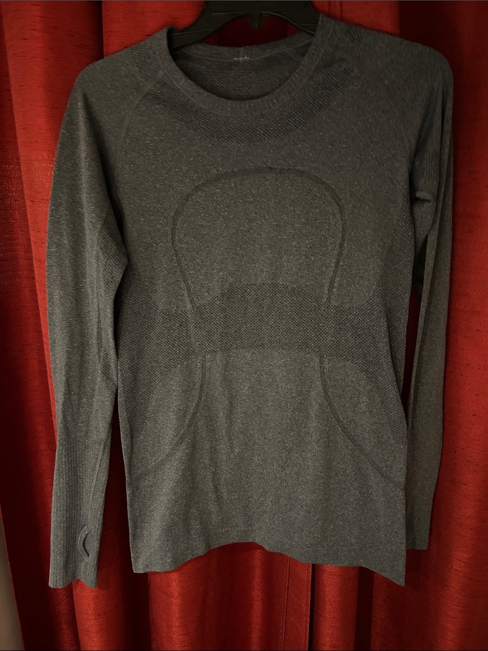lululemon athletica Women's Long Sleeve Crew Tee - Charcoal Gray